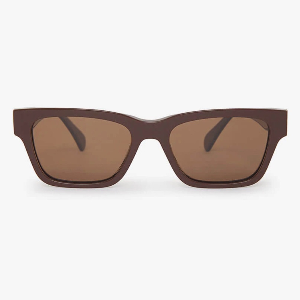 ANINE BING Daria Sunglasses (Light brown)